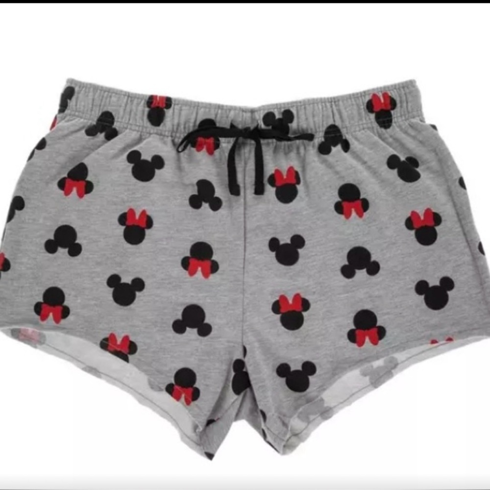 Mickey & Minnie Mouse Pajama Shorts